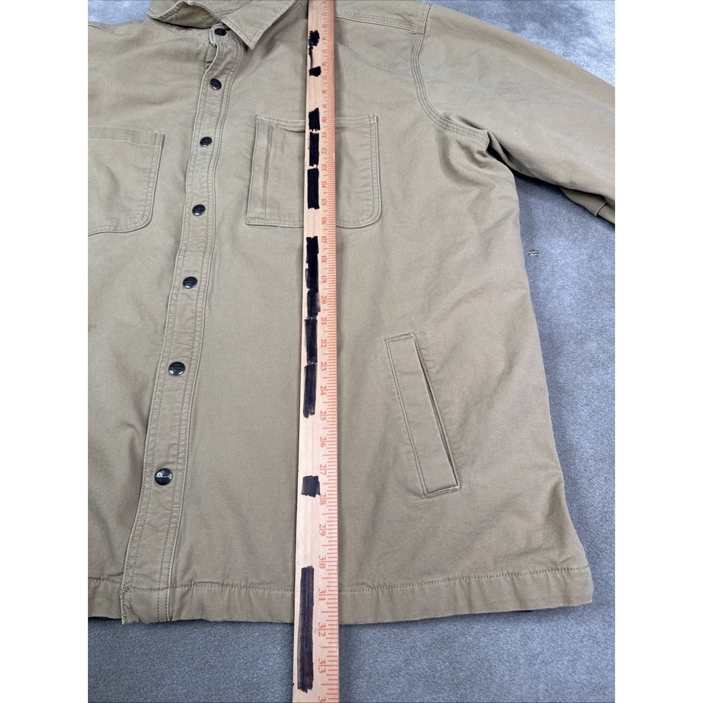 Carhartt Fleece Lined Shirt Jacket Snap Front Men's Size 3XL Tan - Picture 10 of 13